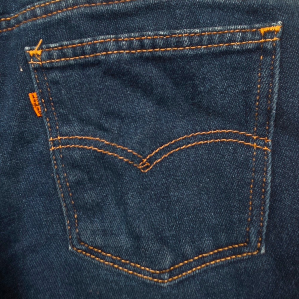 Vintage 80s Levi's 517 Orange Tab Jeans Mens 36x30 (Fits 34×25) Bootcut Made USA - Picture 10 of 14